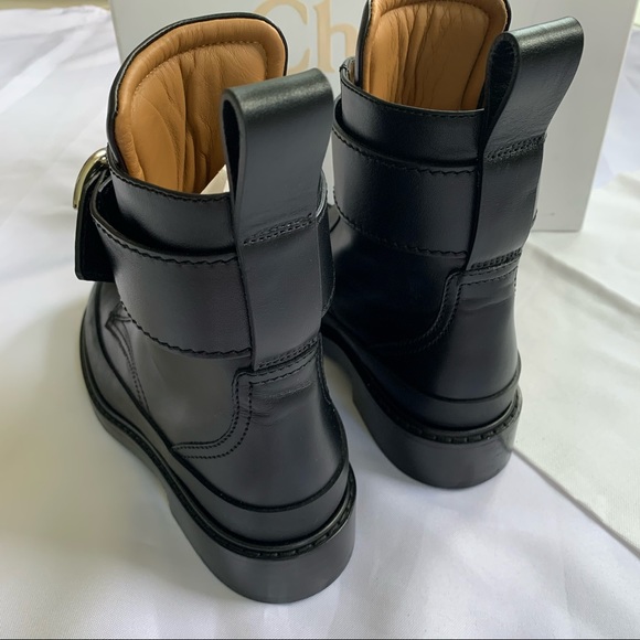 CHLOE Roy Zip Front Combat Boot NEW - Picture 9 of 14